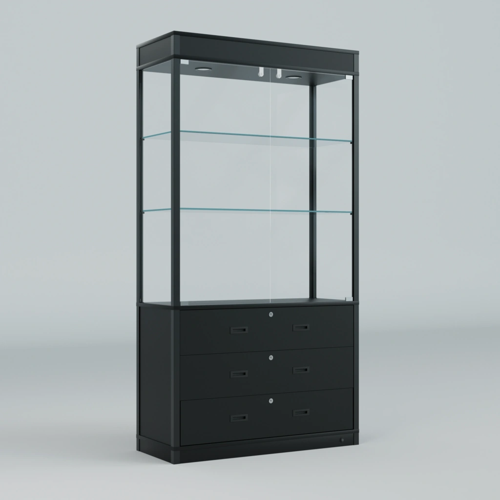 Ambre - Vitrine Meuble Haut