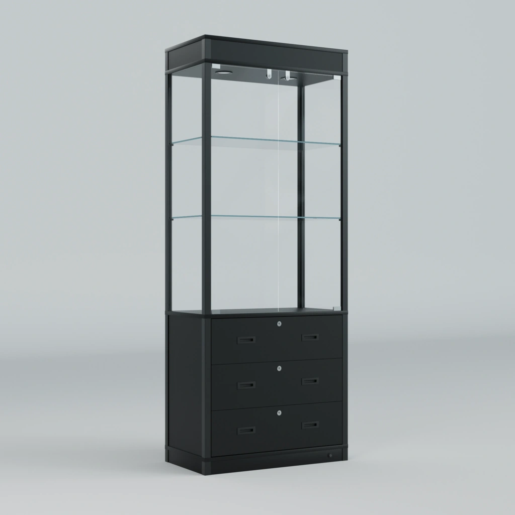 Jade - Vitrine Meuble Haut
